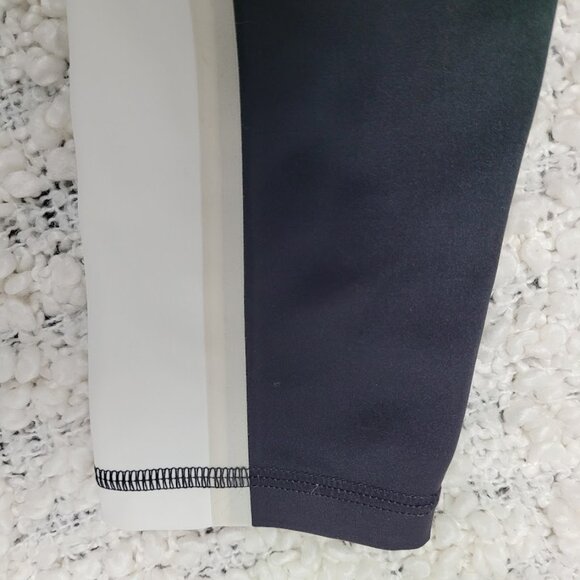 Derek Lam 10C X Athleta Black White Full Length Leggings Athletic Pants M - Picture 6 of 9